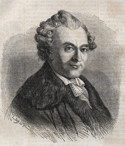 Jean Michel Sedaine. Fransk dramatiker 1719-1797 av Unknown artist