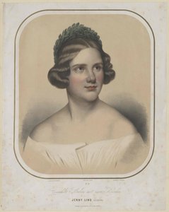 Jenny Lind (tryck) av Unknown artist