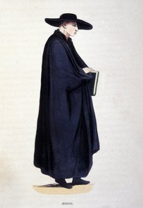 Jesuite. Gravyr från ett album på religiösa beställningar, Paris av Unknown artist