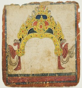 Juvelbesatt rituell krona, från en uppsättning initieringskort (Tsakali) av Unknown artist