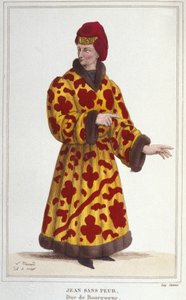 Johannes utan rädsla (1371-1419), hertig av Bourgogne. Gravyr från 1830 av Unknown artist