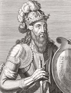 Kung Afonso III av Portugal. Porträtt. av Unknown artist