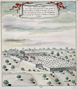 La Devinière (1699), Rabelais födelseplats av Unknown artist