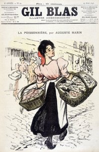 La fishonniere av Auguste Marin. I ""Gil Blas"", den 27/05/1898. av Unknown artist