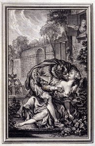 La servant motiverad - i "" Sagor och noveller på vers"" av Jean La Fontaine. 1762. av Unknown artist