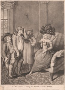 Lady Gorget tar upp rekryter till Cox Heath av Unknown artist