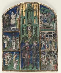 Blad från hertig Ludvig av Savojens timmar: heliga Nereus och Achilleus av Unknown artist