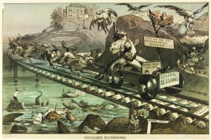 Legaliserade plundrare, från Puck av Unknown artist