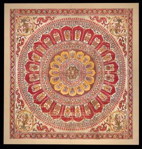 Kronblad med lotusblommor av Unknown artist