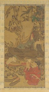Luohan and Attendant av Unknown artist