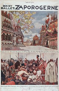 Lyrisk teater: The Zaporogues (Zaporogerne) - Operabibeln. av Unknown artist