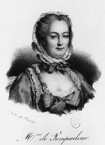 Madame de Pompadour, Jeanne Antoinette Poisson av Unknown artist