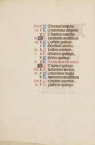Mars Kalender Sidan fortsättning av Unknown artist