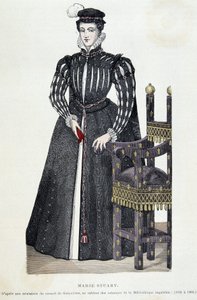 Marie Stuart - gravyr av Unknown artist