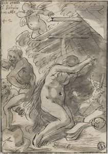 Maria Magdalena i vildmarken av Unknown artist