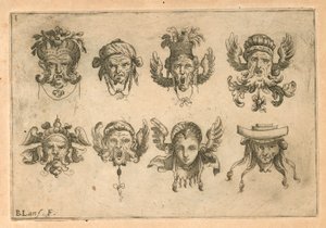 Mascarons av Unknown artist