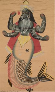 Mamma, Fish Avatar av Vishnu av Unknown artist
