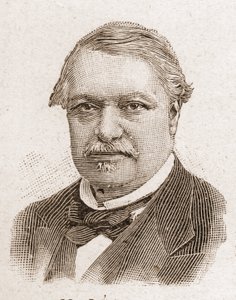 Medlemmar av Academy Francaise 1895: porträtt av Leon Say (1826-1896), fransk ekonom och politiker. av Unknown artist