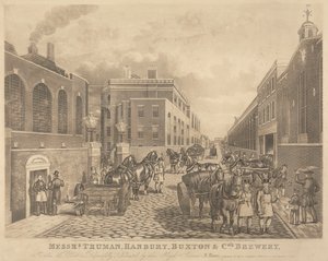 Herrar Truman, Hanbury, Burton & Co.s bryggeri av Unknown artist