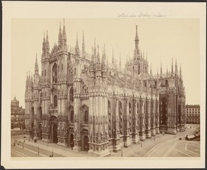 Milano, Katedralen från det kungliga palatset av Unknown artist