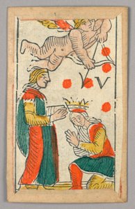 Minchiate (Tarot) spelkort av Unknown artist