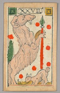 Minchiate (Tarot) spelkort av Unknown artist