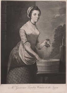 Fru Grosvenor tvättkvinna till drottningen av Unknown artist