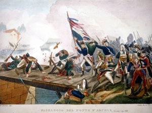 Napoleon Bonaparte vid Pont d
