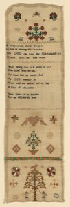 Sampler med nålbindning av Unknown artist