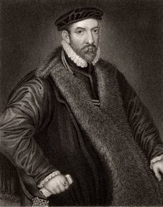 Nicholas Bacon (1509-1579) av Unknown artist