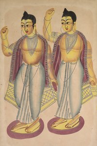 Nitai och Gaur av Unknown artist