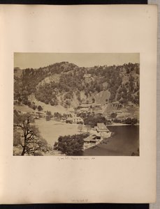 Nynee Tal, före jordskredet, 1881 av Unknown artist