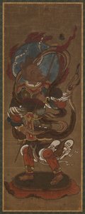 En av de tolv deva: Fu-ten (<em>Vayu</em>) av Unknown artist