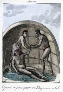 Operation för att bota en Bojesmen - gravyr av Unknown artist