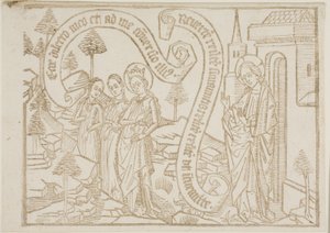 Sida från Canticum Canticorum (Salomos sång) av Unknown artist