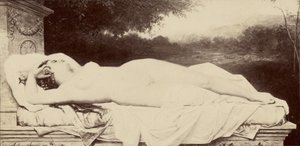 [Målning av kvinnlig nakenbild] av Unknown artist