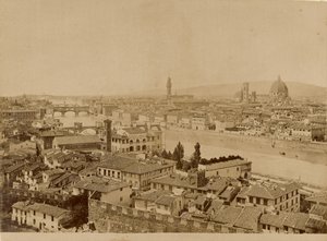 [Panoramautsikt över Florens] av Unknown artist