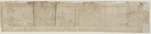 Partiell arkitektonisk studie (verso) av Unknown artist