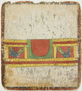 Påfågeltronen, från en uppsättning initieringskort (Tsakali) av Unknown artist