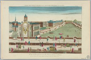 Peep-show, View and Perspective of the Samaritaine of Paris, nr 62 av Unknown artist