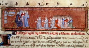 Philippe Auguste (1165 - 1223) överlämnade det första privilegiet av Unknown artist