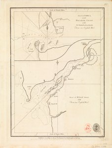 Plan över Choul- och Suratfloden av Unknown artist