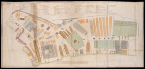 Plan över Deptford Dockyard av Unknown artist