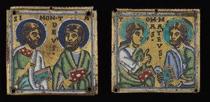 Plackpar: Simon och Thaddaeus och Thomas och Matthew av Unknown artist
