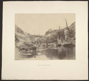 Sarrance bro. Nedre Pyrenéerna. av Unknown artist