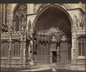 [Portal till en katedral] av Unknown artist