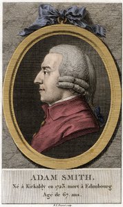 Porträtt av Adam Smith (1723 - 1790), skotsk filosof och ekonom. av Unknown artist