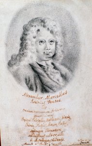 Porträtt av Alessandro Marcello (teckning) av Unknown artist