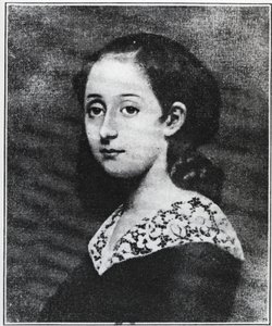 Porträtt av Aline Chazal-Tristan av Unknown artist