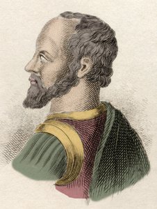 Porträtt av Anne de Montmorency, hertig av Montmorency (1492-1567), fransk militär, statsman och diplomat. Gravyr av 1800-talet. av Unknown artist